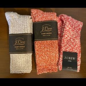 J Crew Socks NWT - 3 Pairs